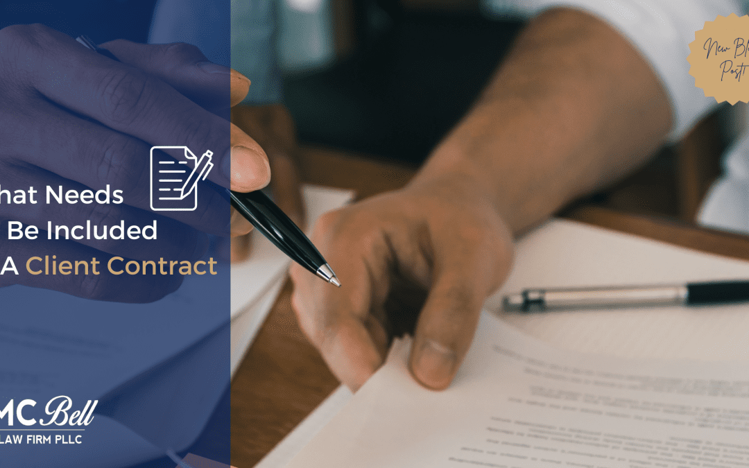 What Needs To Be Included In A Client Contract